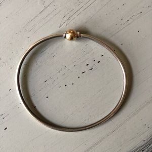 Beautiful 14k gold and silver Cape Cod bracelet!